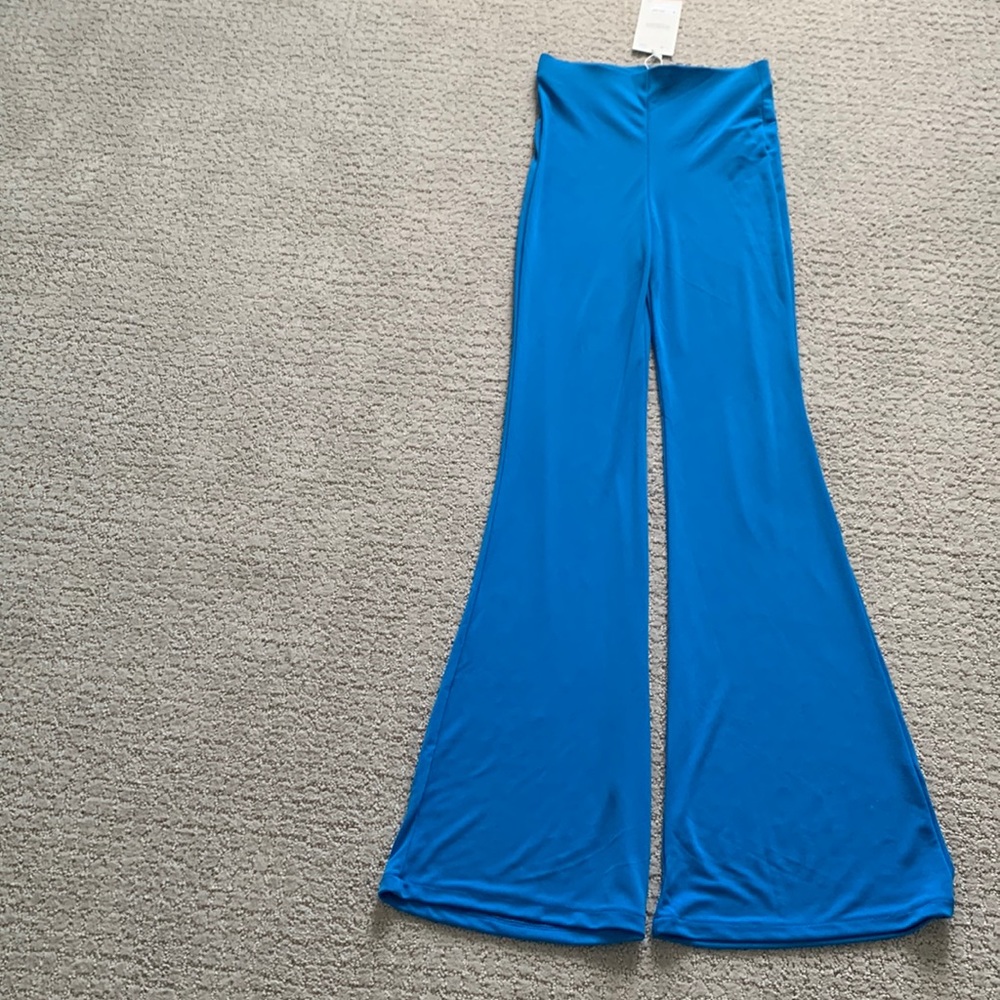 NWT Zara stretch pants S Blue